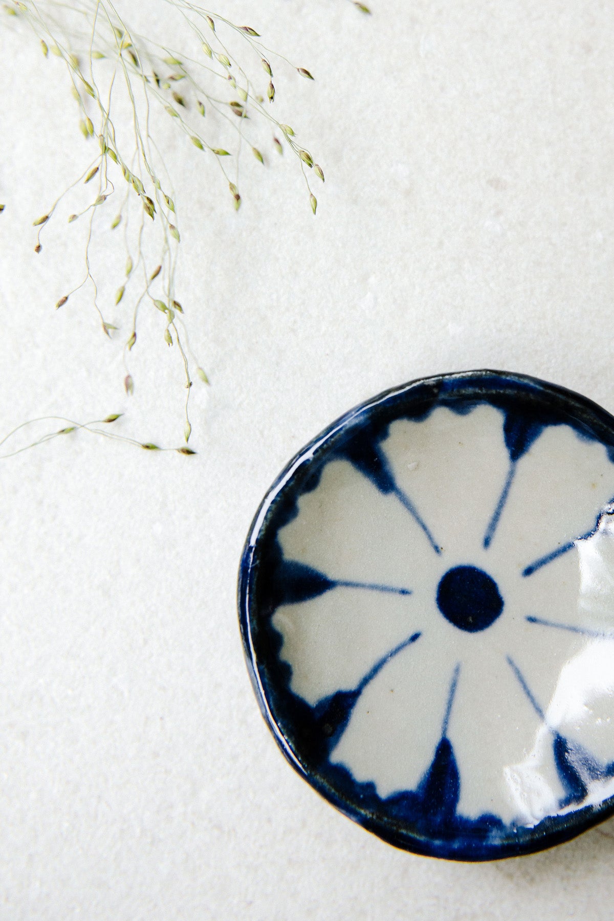 Extra Small Painted Floral Dish by Ariel Clute