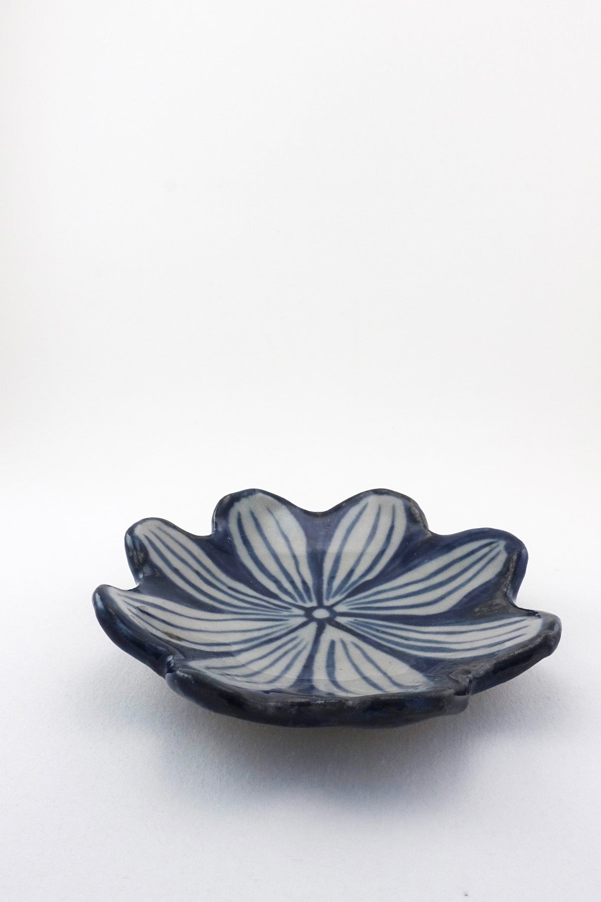 Medium Painted Floral Dishes by Ariel Clute