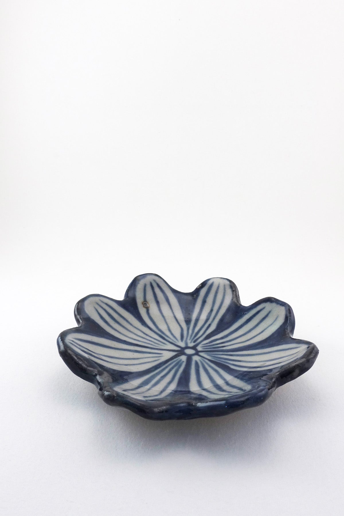 Medium Painted Floral Dishes by Ariel Clute