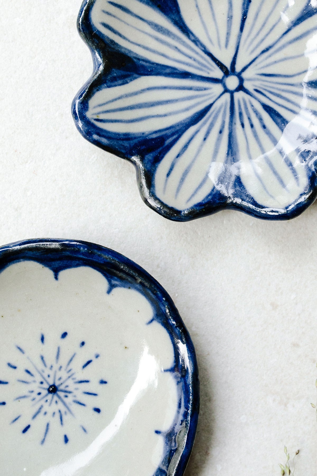 Medium Painted Floral Dishes by Ariel Clute