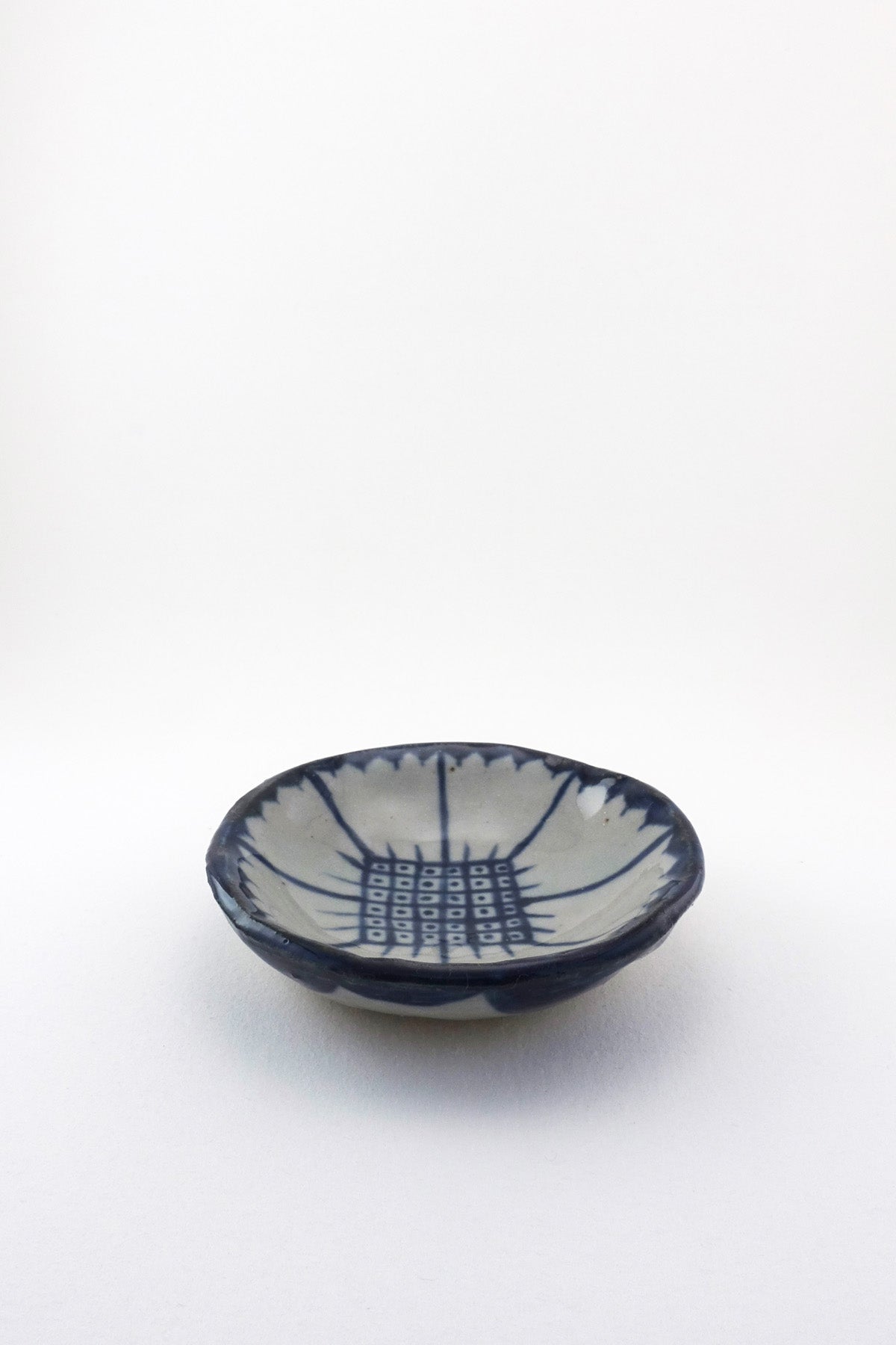 Small Painted Floral Dish by Ariel Clute