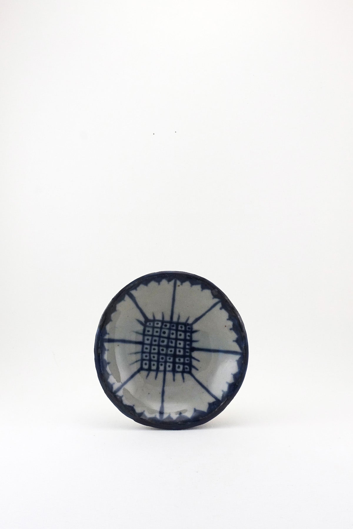 Small Painted Floral Dish by Ariel Clute
