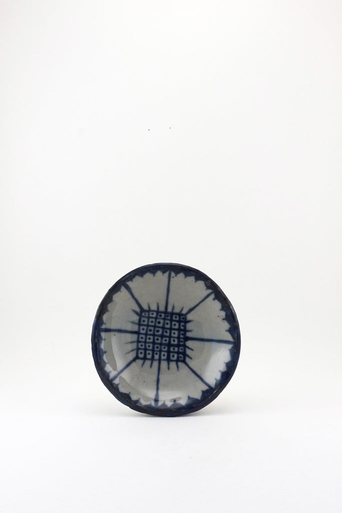 Small Painted Floral Dish by Ariel Clute