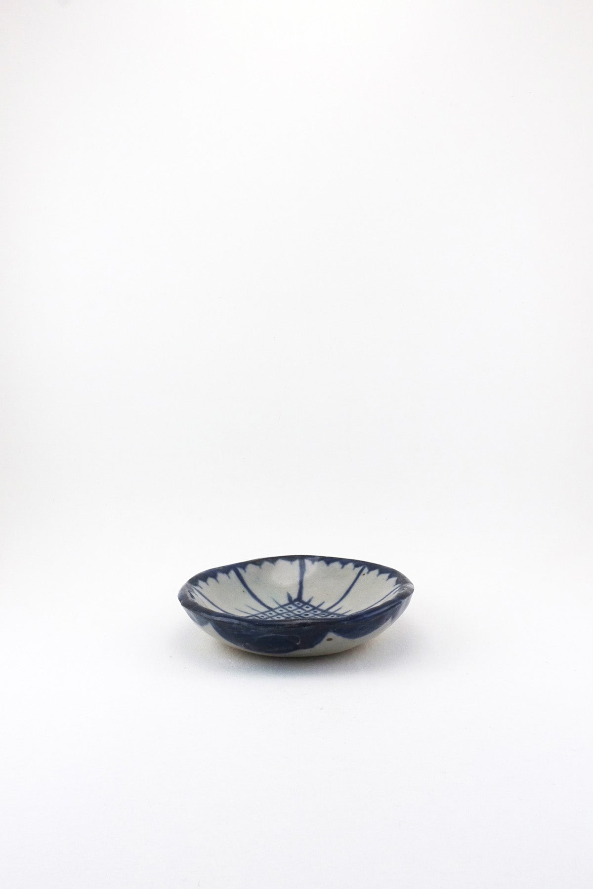 Small Painted Floral Dish by Ariel Clute