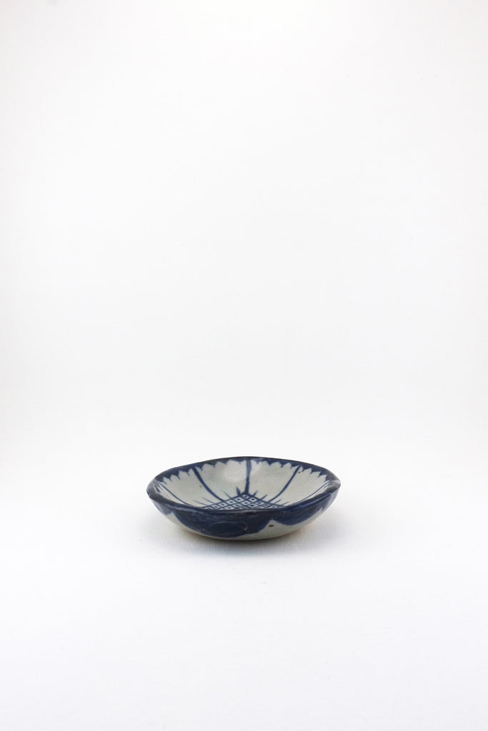 Small Painted Floral Dish by Ariel Clute