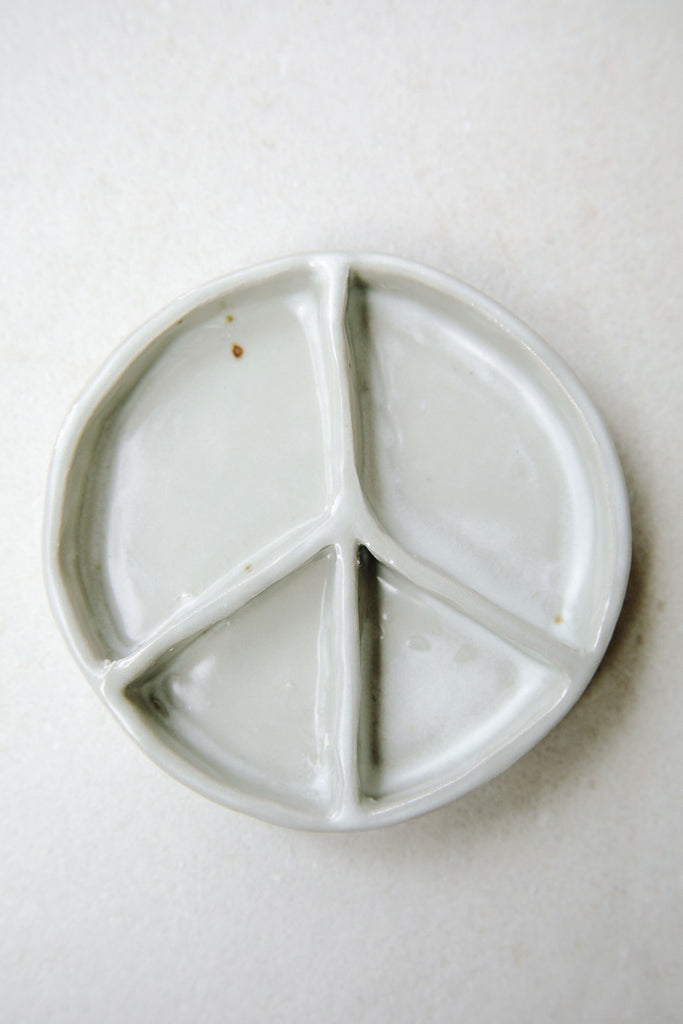 Medium Peace Plate by Ariel Clute