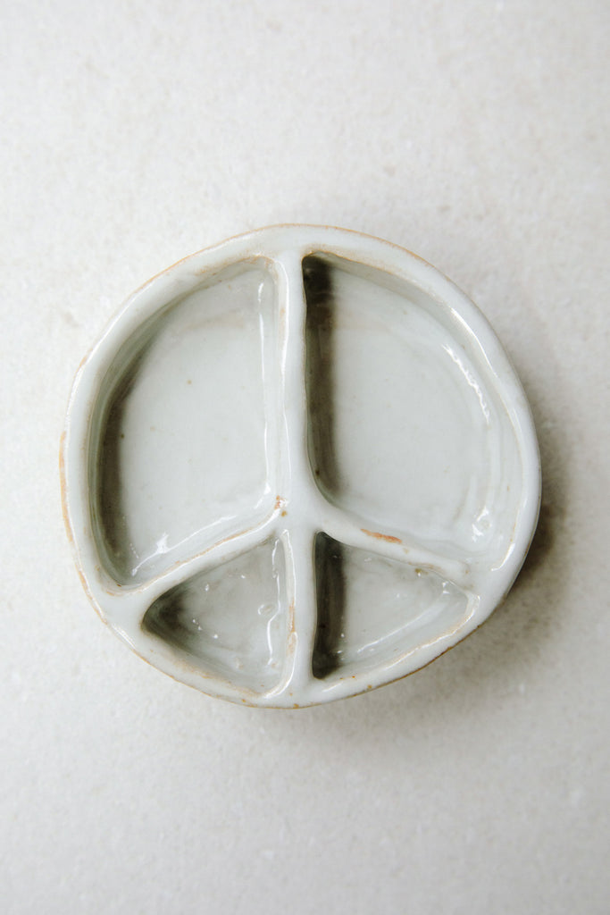 Small Peace Plate by Ariel Clute