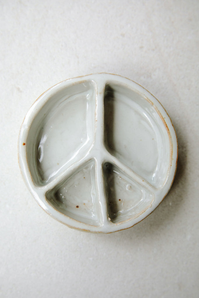 Small Peace Plate by Ariel Clute