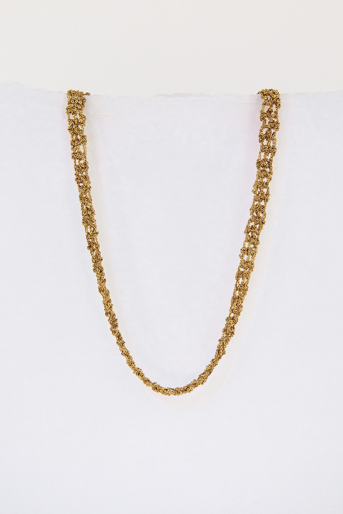 Gold Baby Tee Necklace by Arielle de Pinto at Abacus Row Jewelry