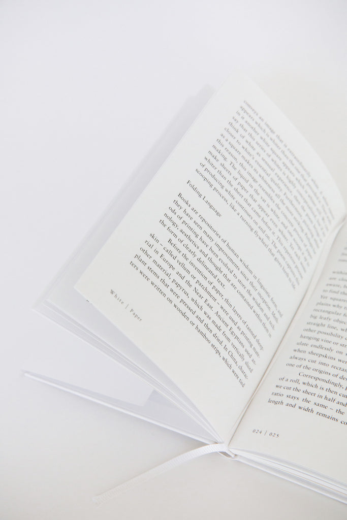 White Book by Kenya Hara at Abacus Row Handmade Jewelry