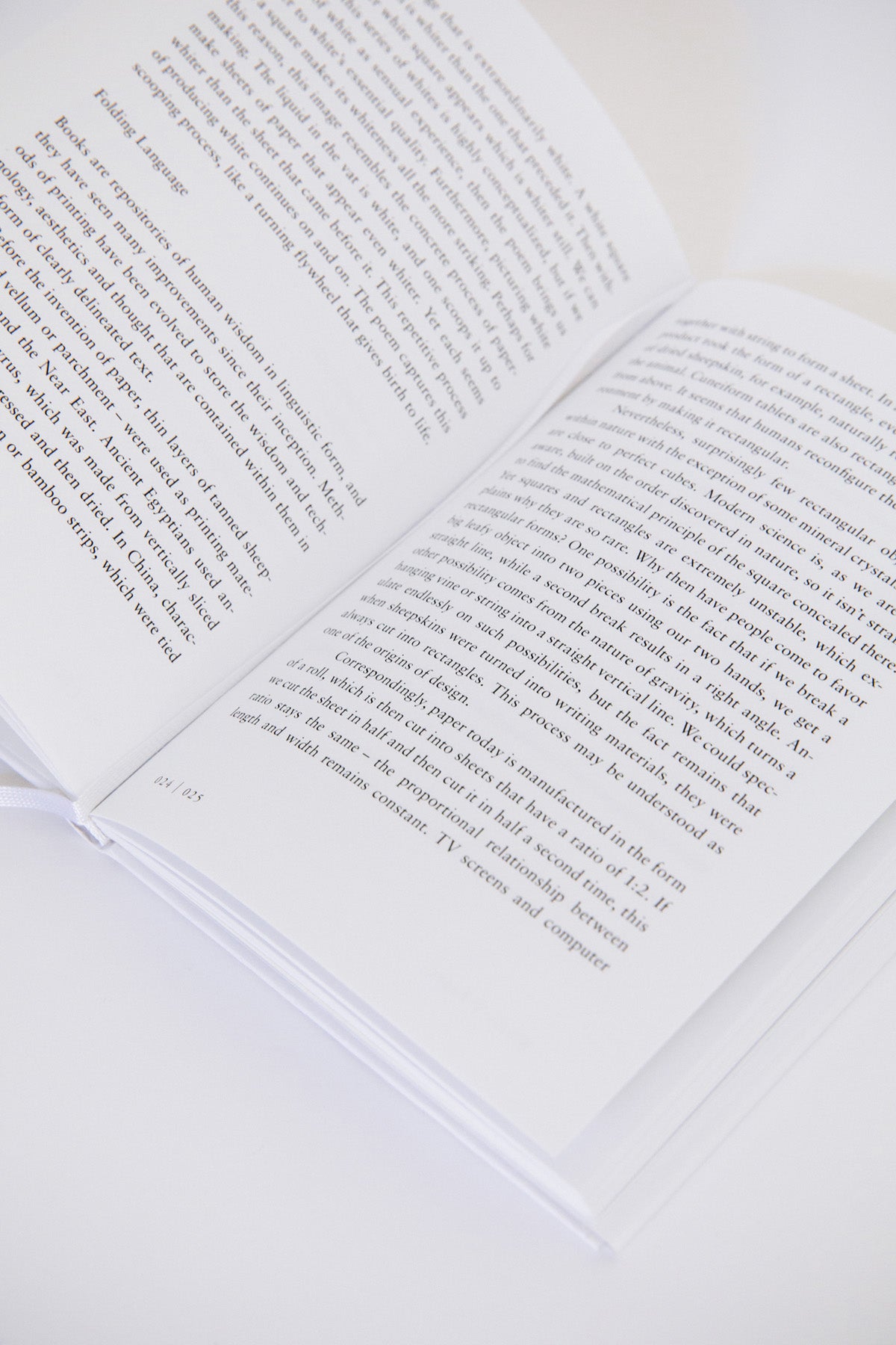 White Book by Kenya Hara at Abacus Row Handmade Jewelry