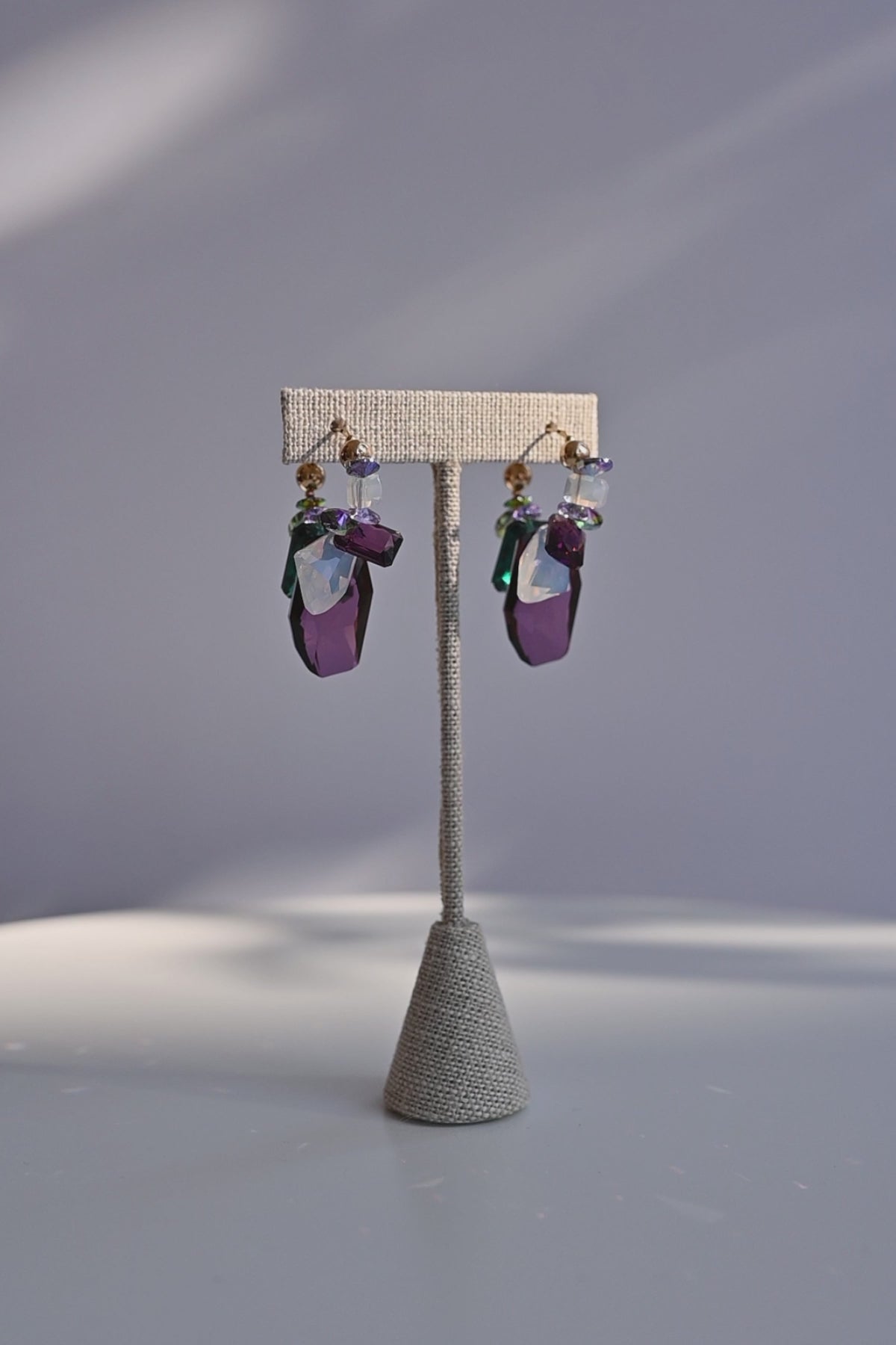 Video Garden Collection Bouquet Earrings No2 by Abacus Row Handmade Jewelry