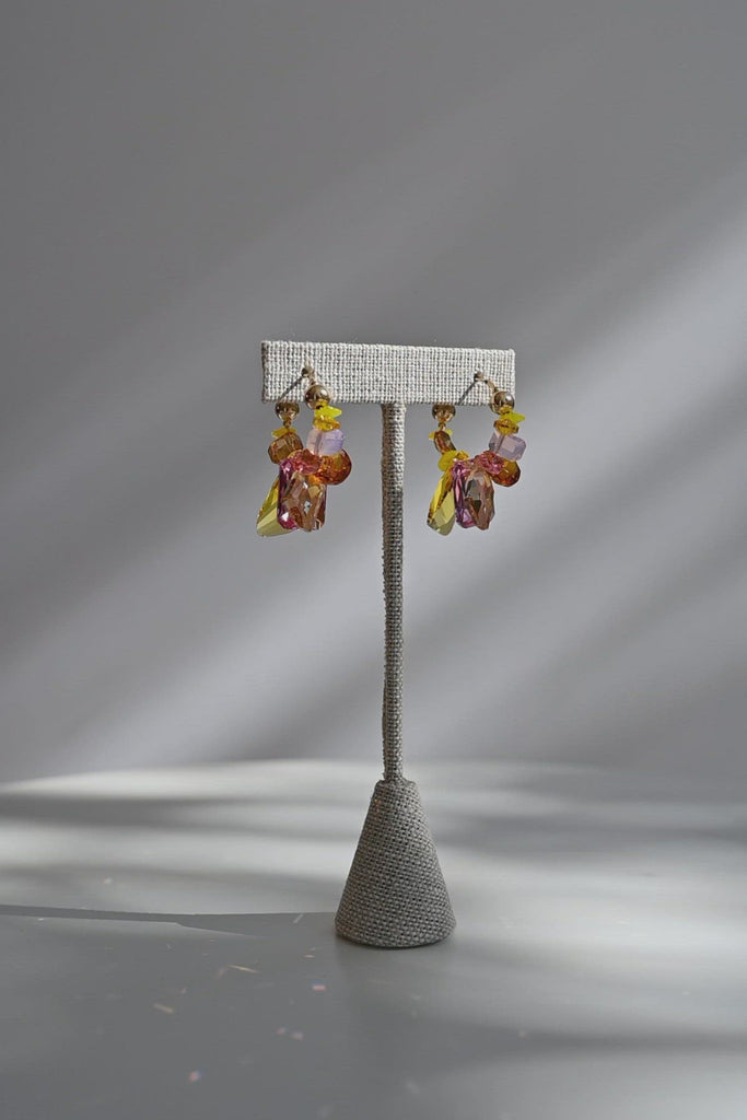 Nasturtium Earrings by Abacus Row Handmade Jewelry