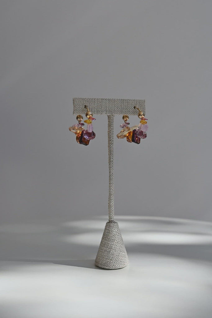 Azalea Earrings No. 9 by Abacus Row Handmade Jewelry