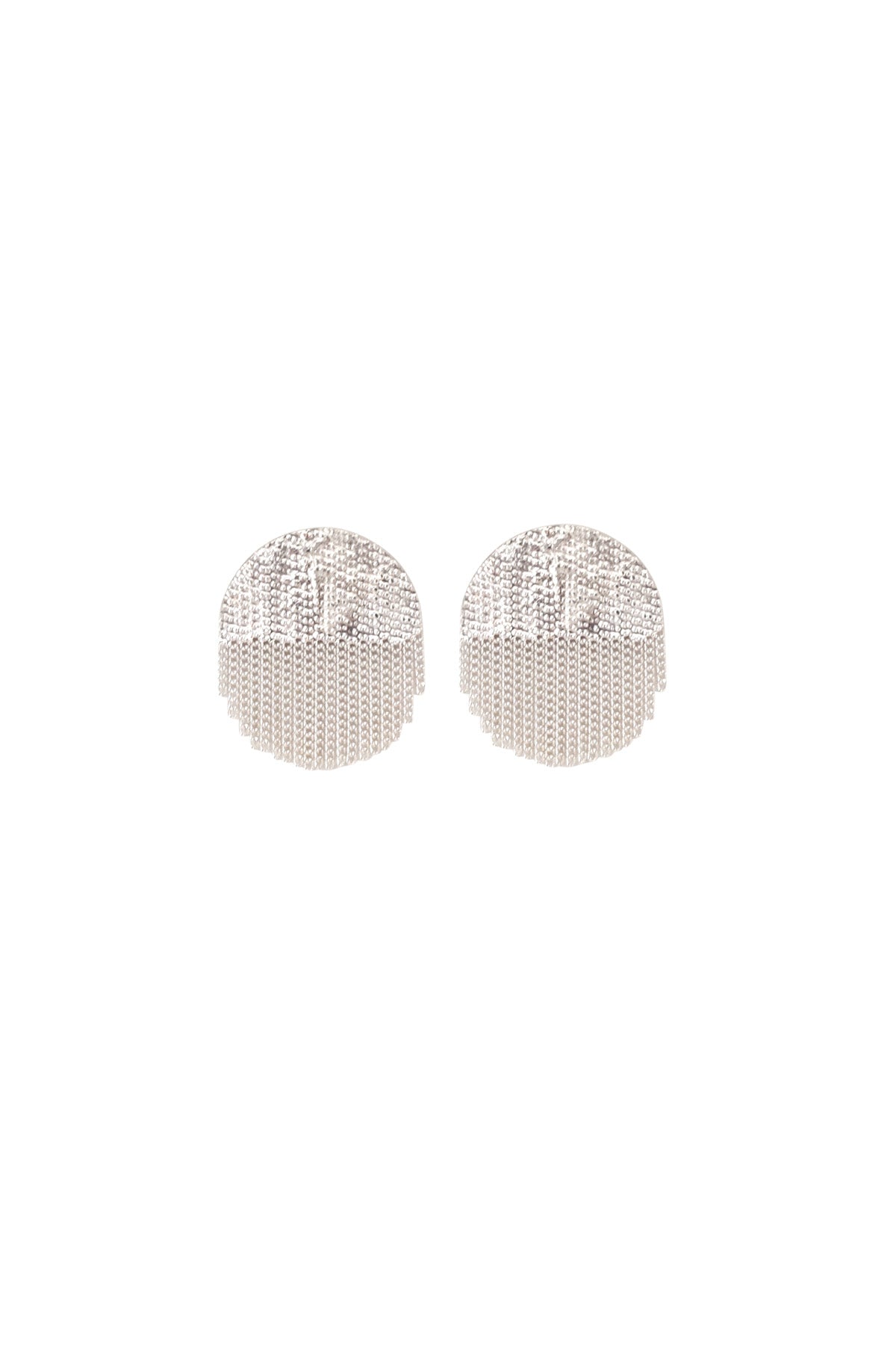 Half Circle Stud Earrings by Hannah Keefe at Abacus Row Handmade Jewelry