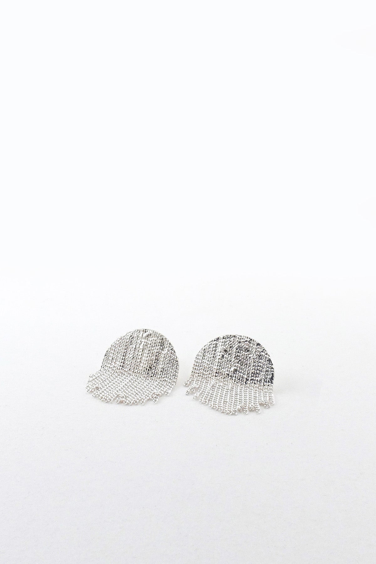 Half Circle Stud Earrings by Hannah Keefe