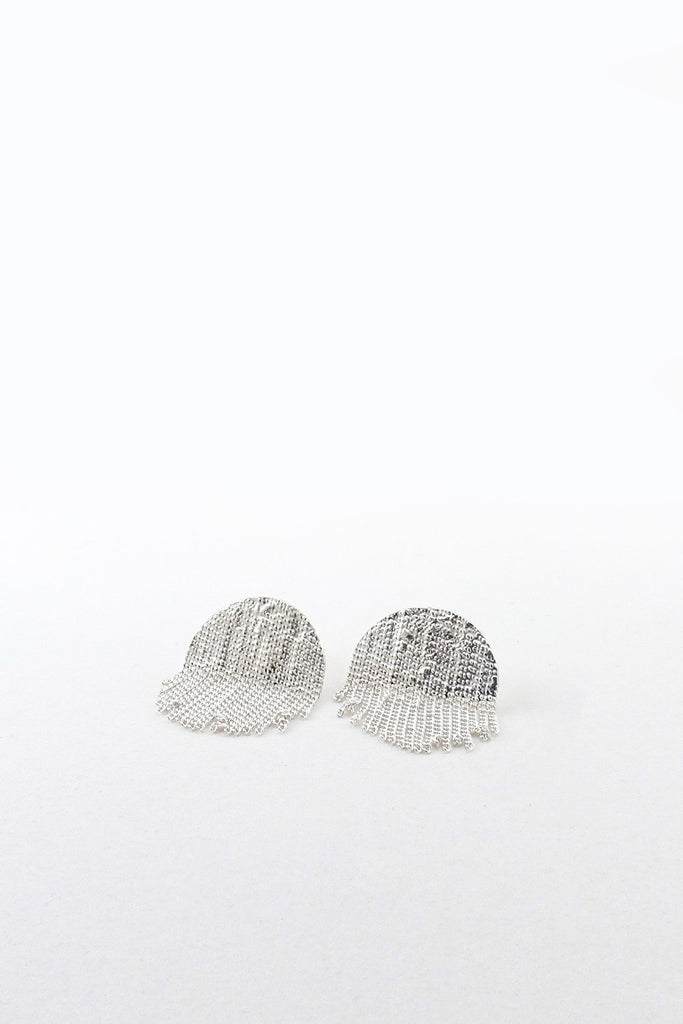 Half Circle Stud Earrings by Hannah Keefe