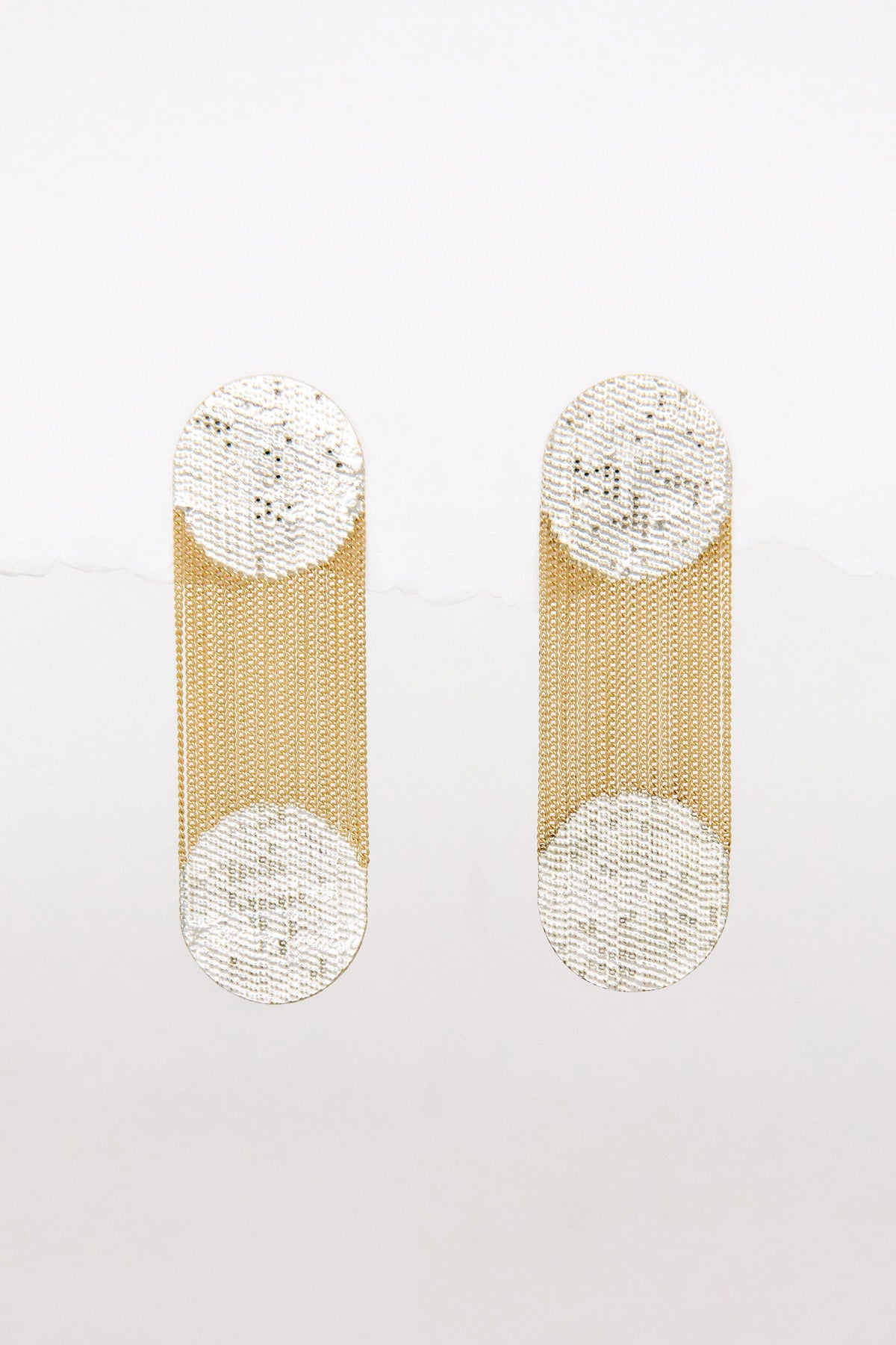 Two Dot Earrings by Hannah Keefe at Abacus Row Jewelry