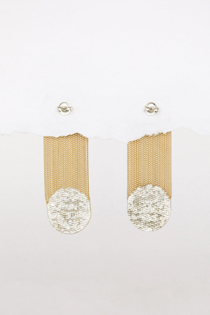 Two Dot Earrings by Hannah Keefe at Abacus Row Jewelry