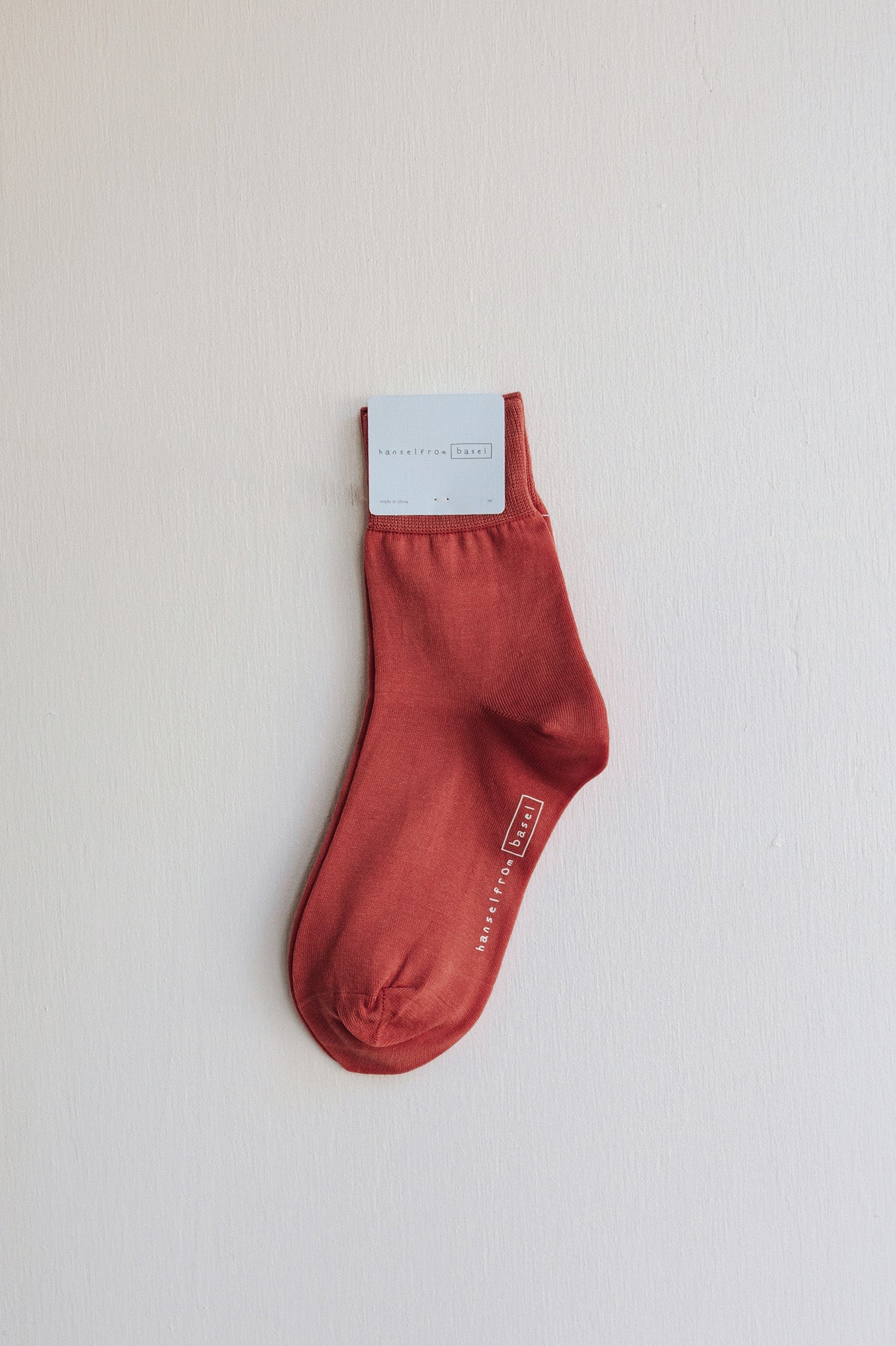 Hansel from Basel Trouser Crew Socks - Apricot