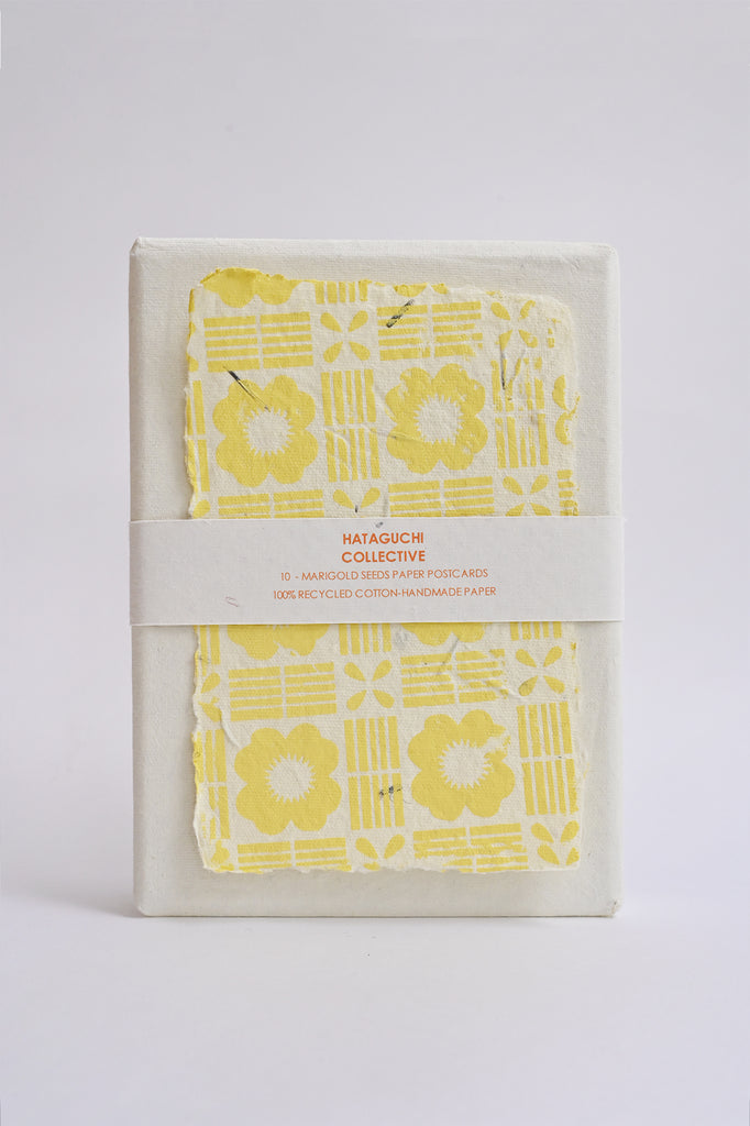 Marigold Seed Paper Postcards
