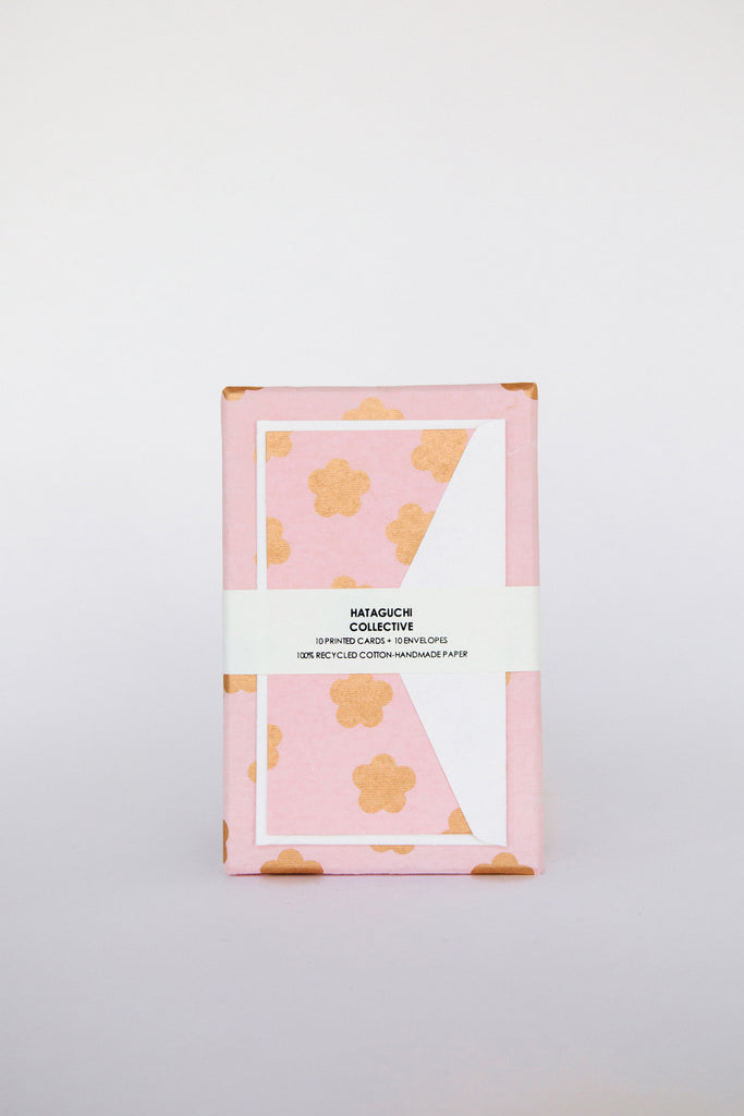 Pink Mieko Flower Box Set by Hataguchi Collective at Abacus Row Handmade Jewelry