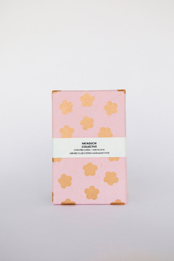 Pink Mieko Flower Box Set by Hataguchi Collective at Abacus Row Handmade Jewelry