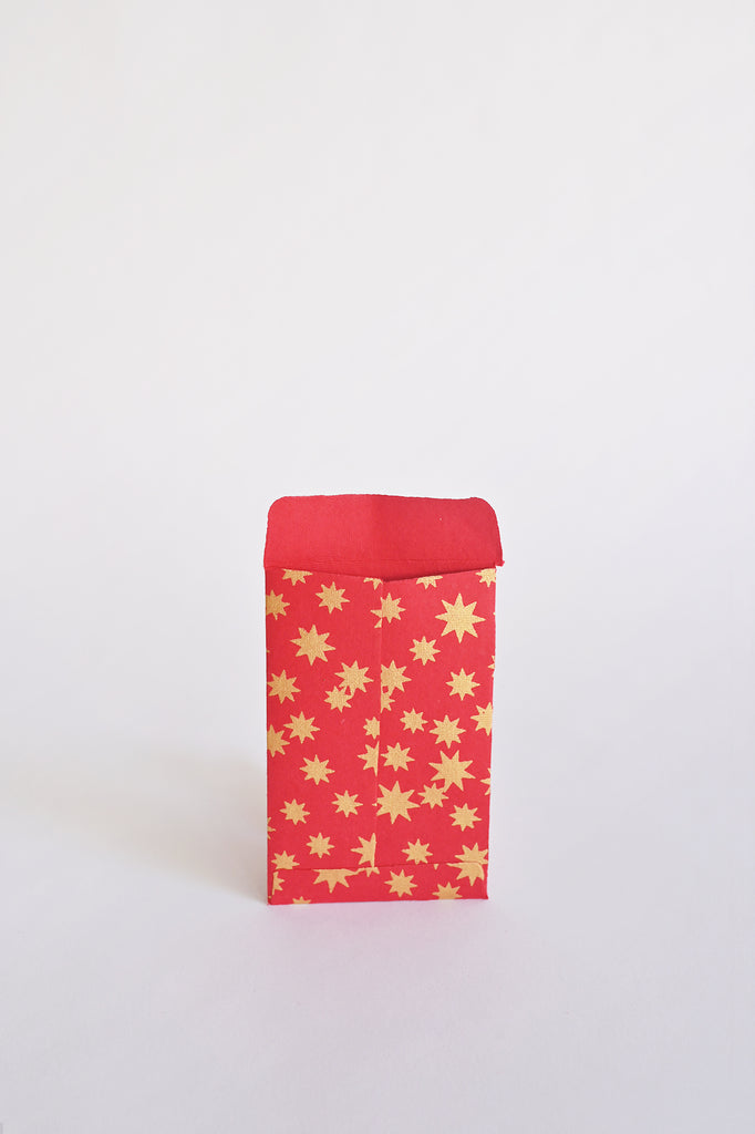 Red Hong Bao Small Envelopes by Hataguchi Collective at Abacus Row