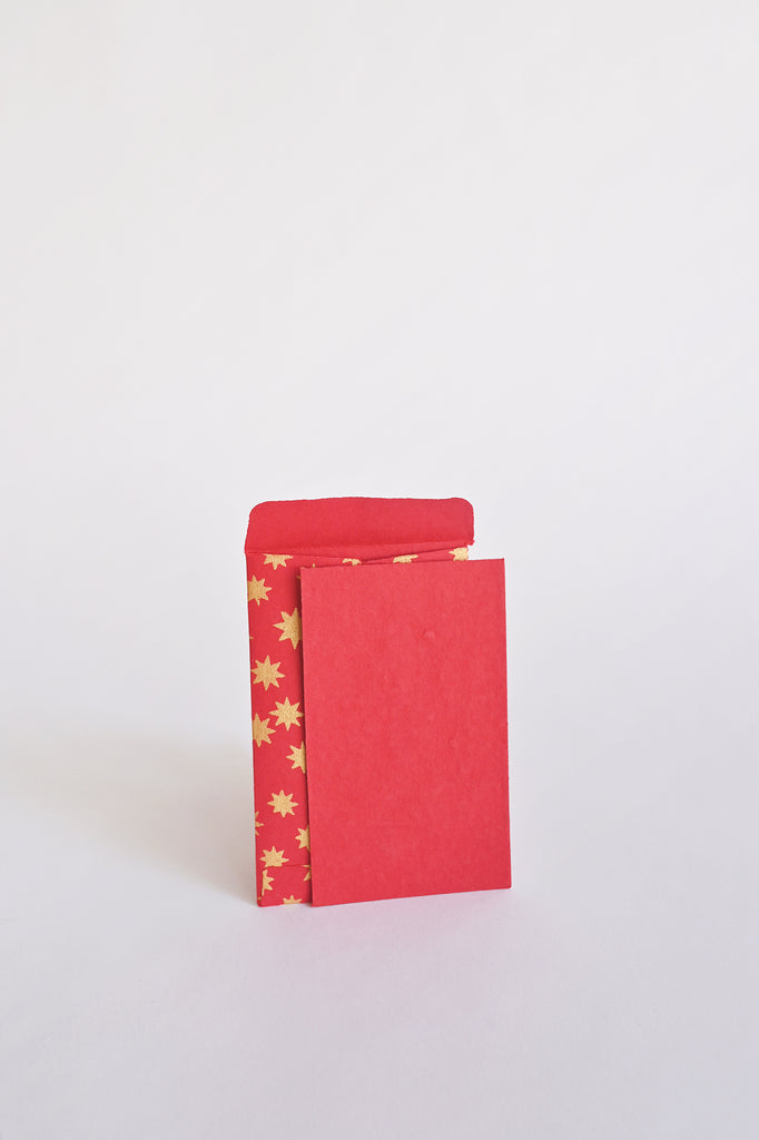 Red Hong Bao Small Envelopes by Hataguchi Collective at Abacus Row