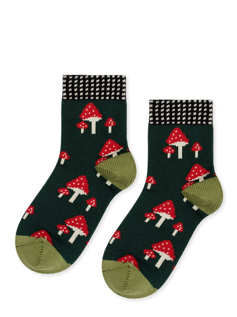 Hansel from Basel Spores Galore Short Crew Socks at Abacus Row Handmade Jewelry