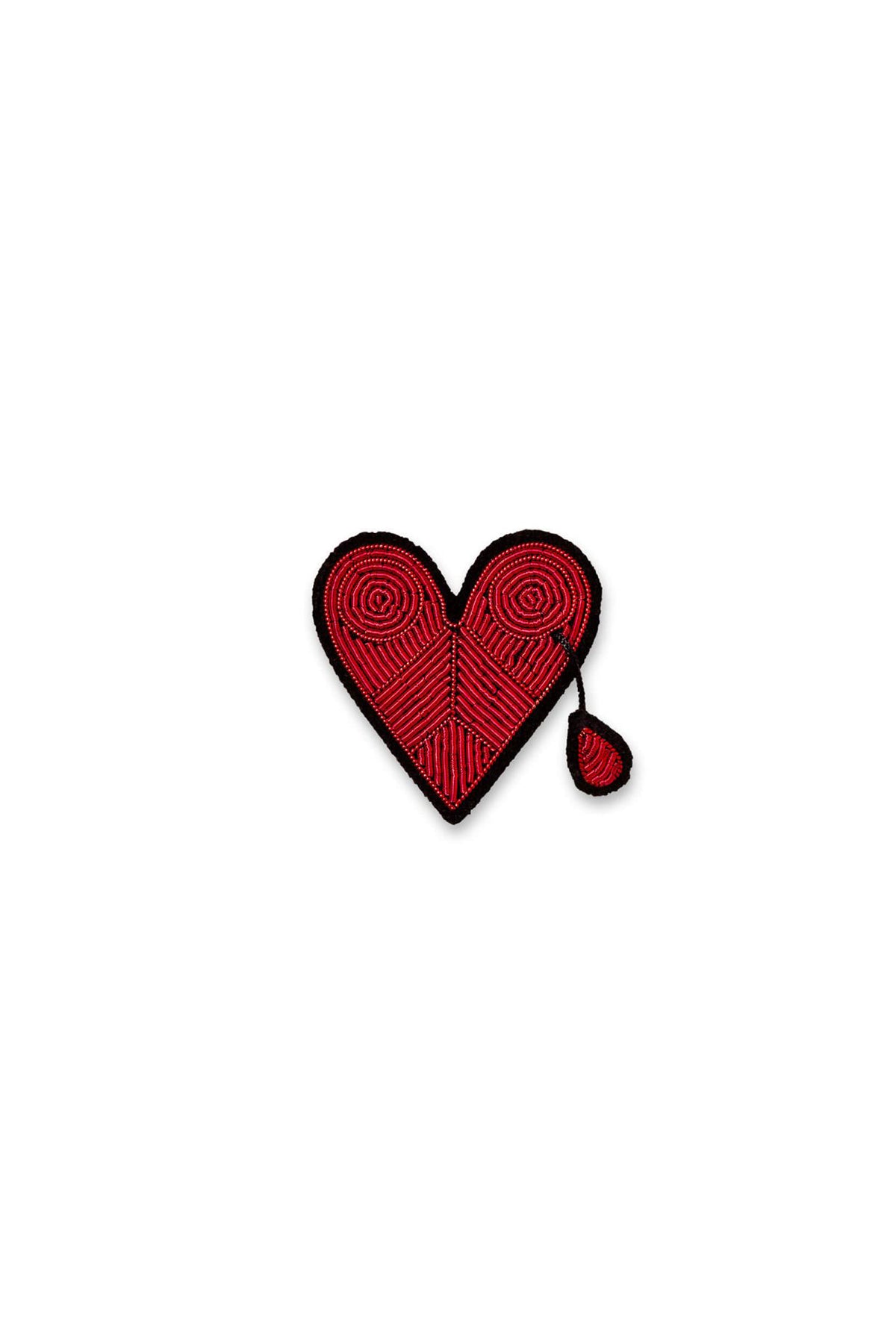 Broken Heart Brooch by Macon et Lesquoy at Abacus Row Jewelry