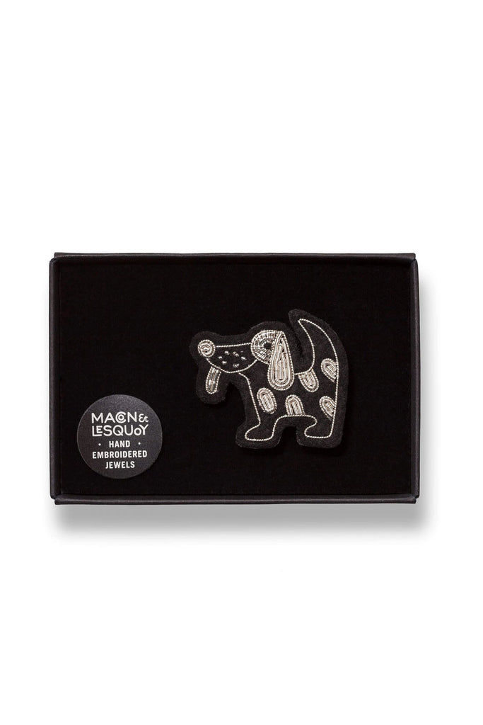 Dog Brooch by Macon et Lesquoy at Abacus Row Handmade Jewelry