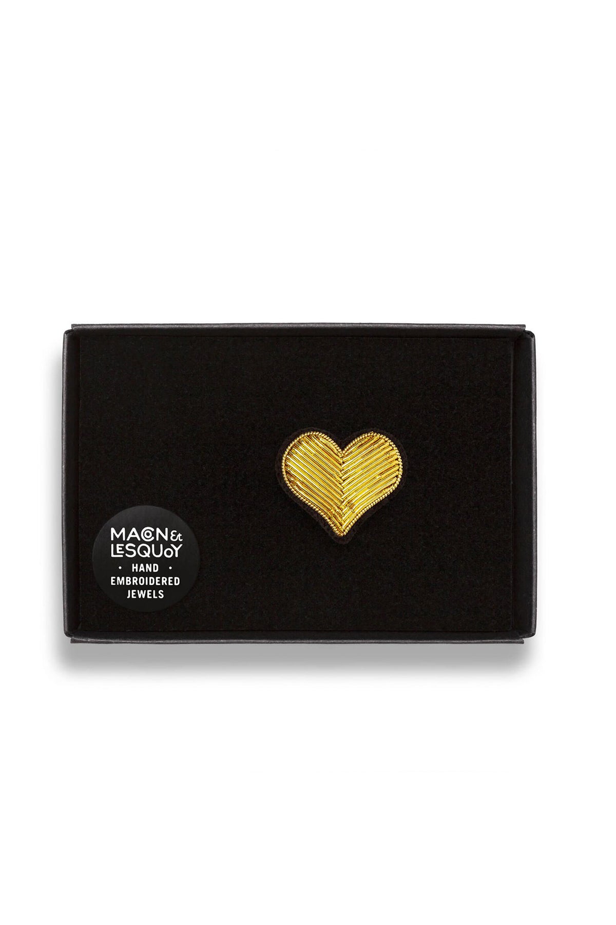 Gold Heart by Macon et Lesquoy at Abacus Row Handmade Jewelry