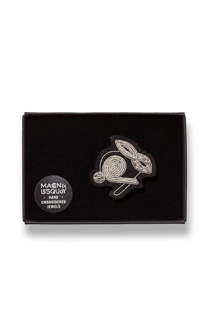 Rabbit Brooch by Macon et Lesquoy at Abacus Row Handmade Jewelry