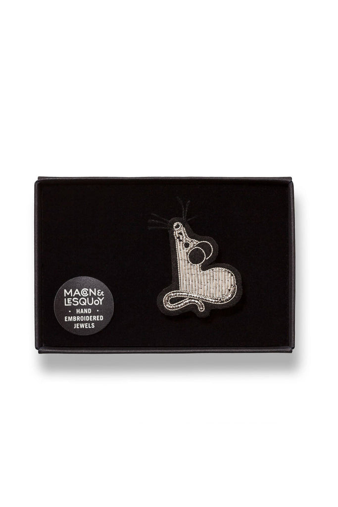 Rat Brooch by Macon et Lesquoy at Abacus Row Handmade Jewelry