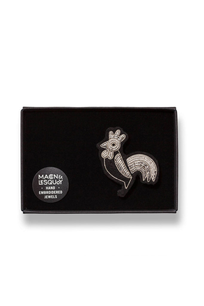Rooster Brooch by Macon et Lesquoy at Abacus Row Handmade Jewelry