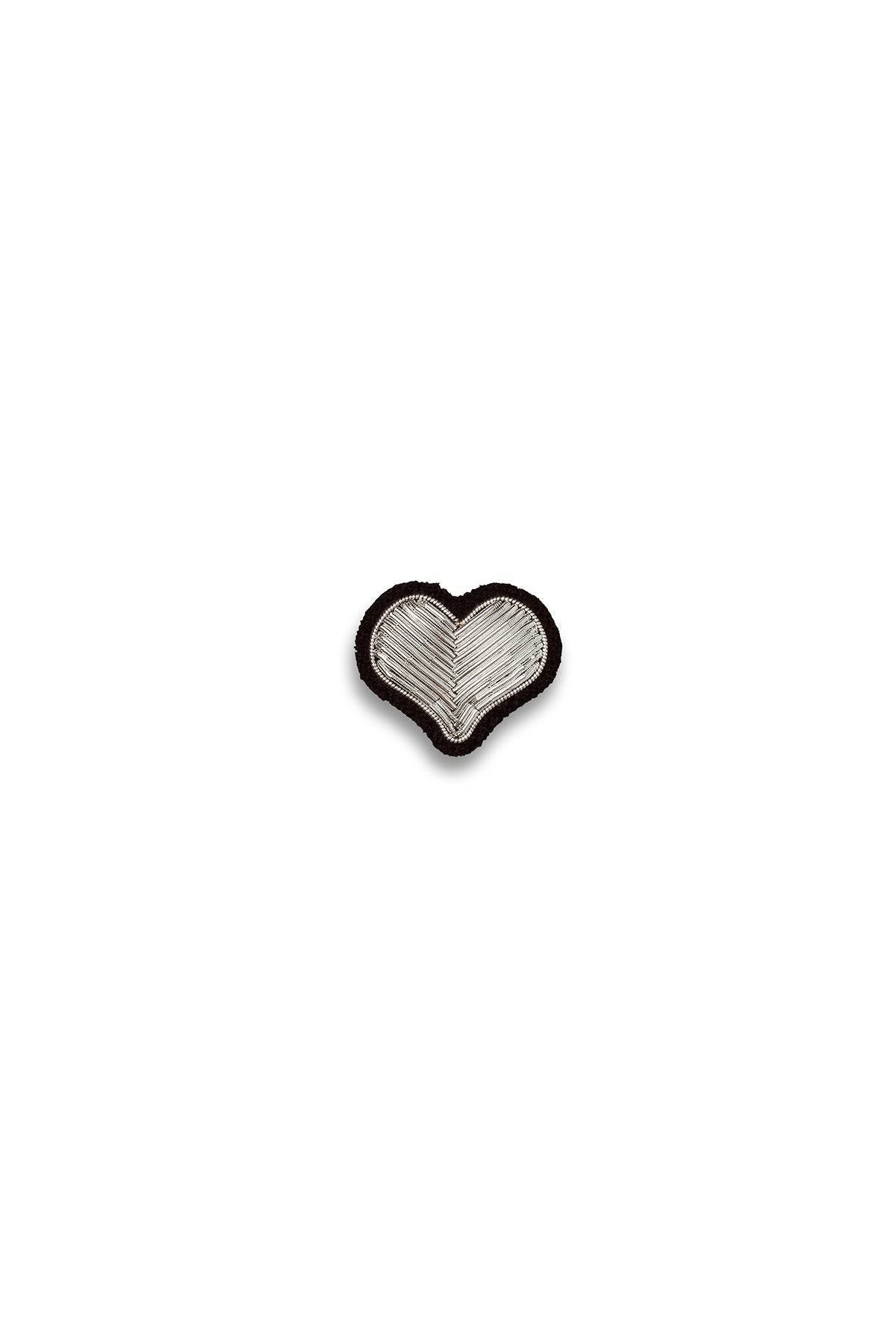 Silver Heart Brooch