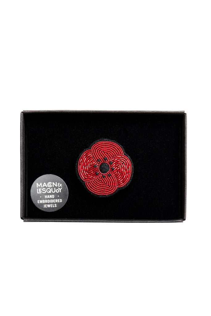 Small Poppy Brooch