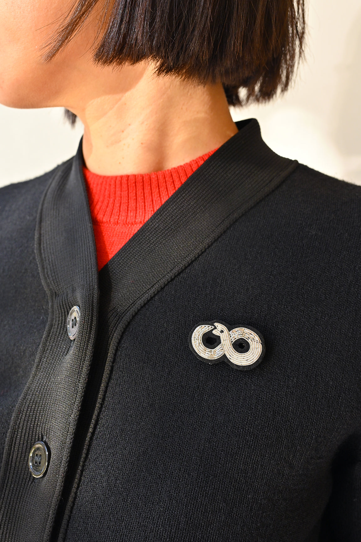 Snake Brooch by Macon et Lesquoy at Abacus Row Handmade Jewelry