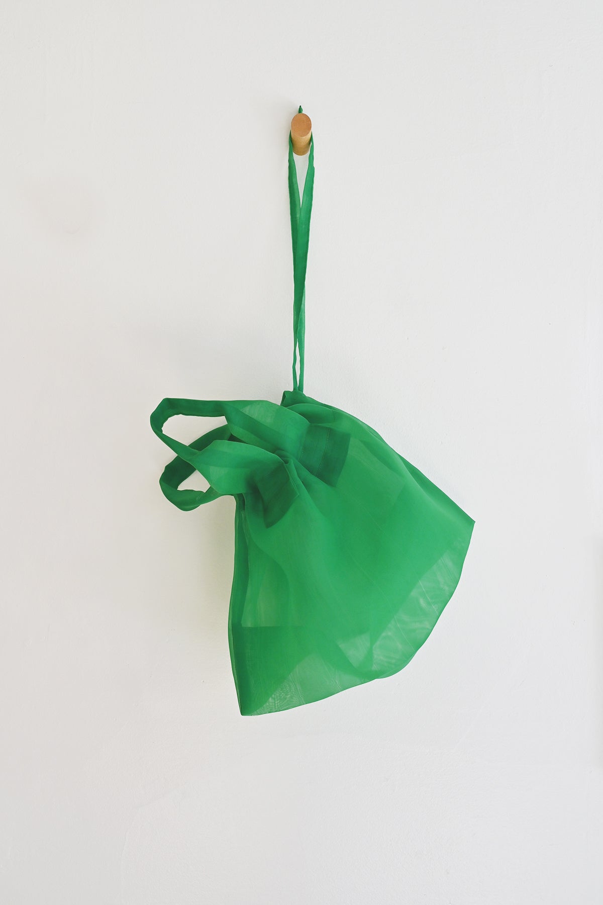 Small Green Mate-Mono See Through Bag at Abacus Row