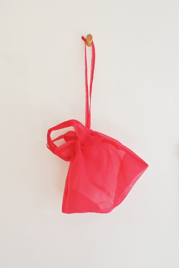 Small Pink Mate-Mono See Through Bag at Abacus Row Handmade Jewelry