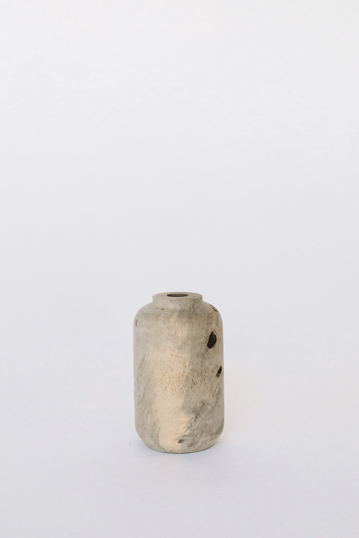 Buckeye Burl Vase by Melanie Abrantes at Abacus Row
