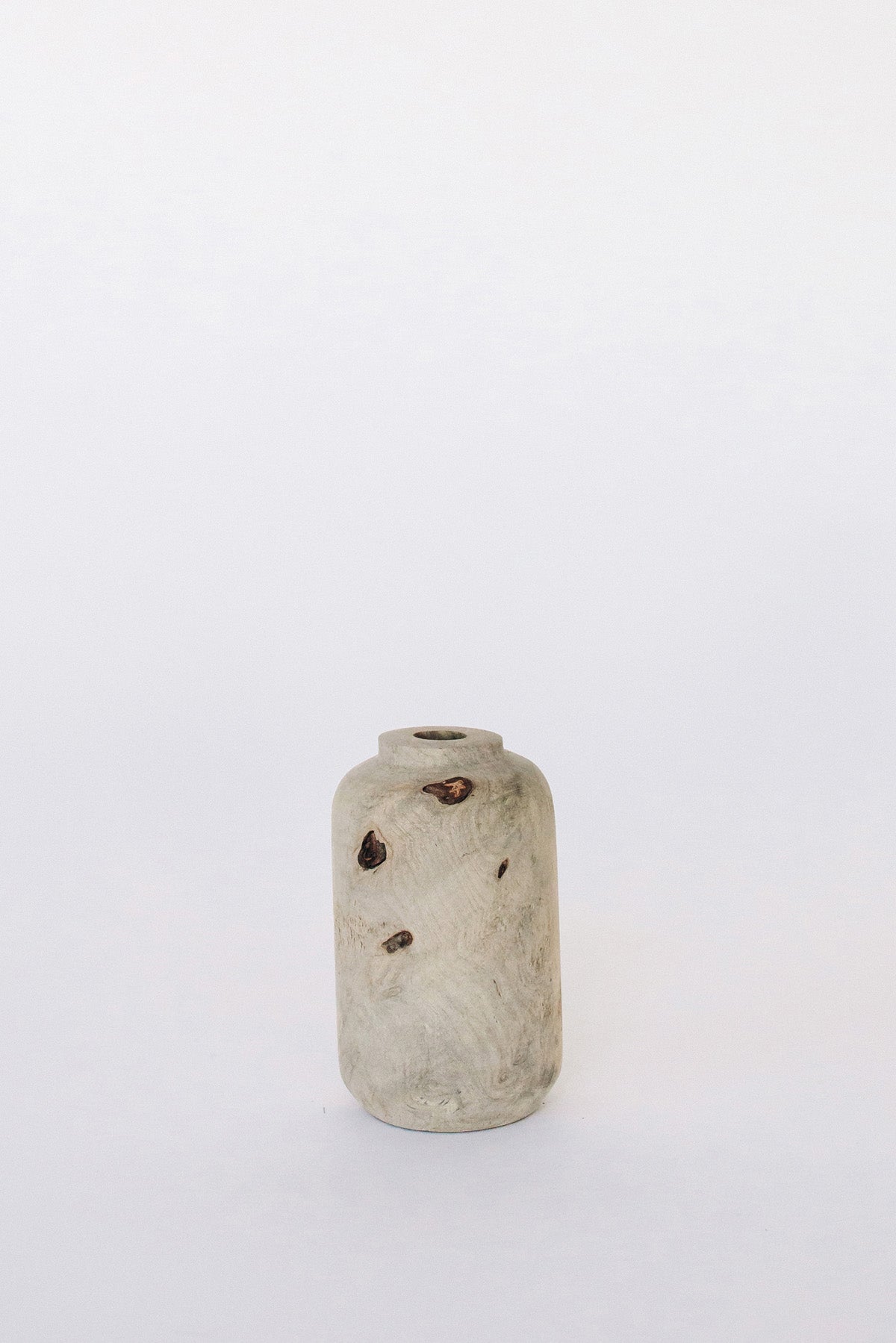 Buckeye Burl Vase by Melanie Abrantes at Abacus Row