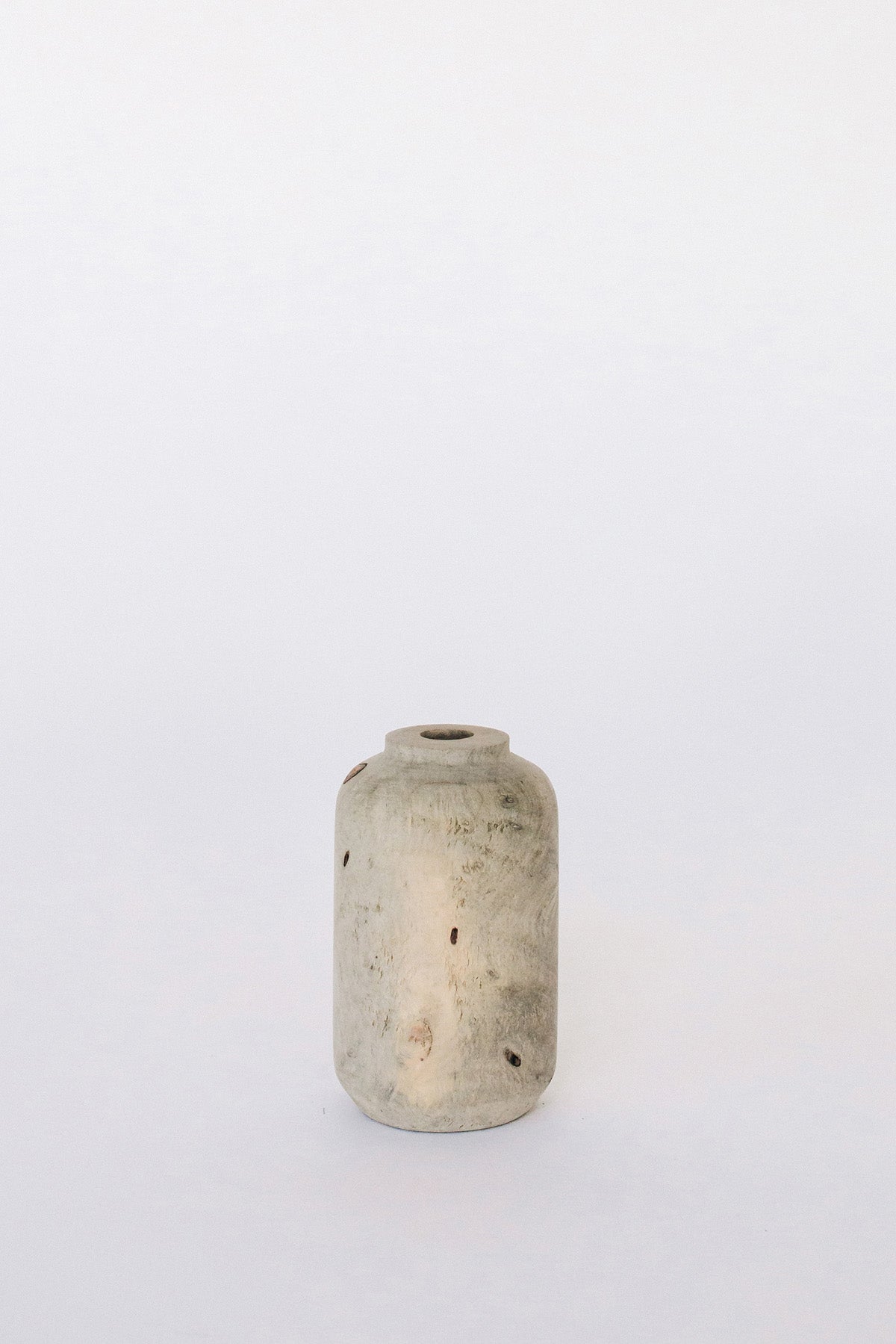 Buckeye Burl Vase by Melanie Abrantes at Abacus Row