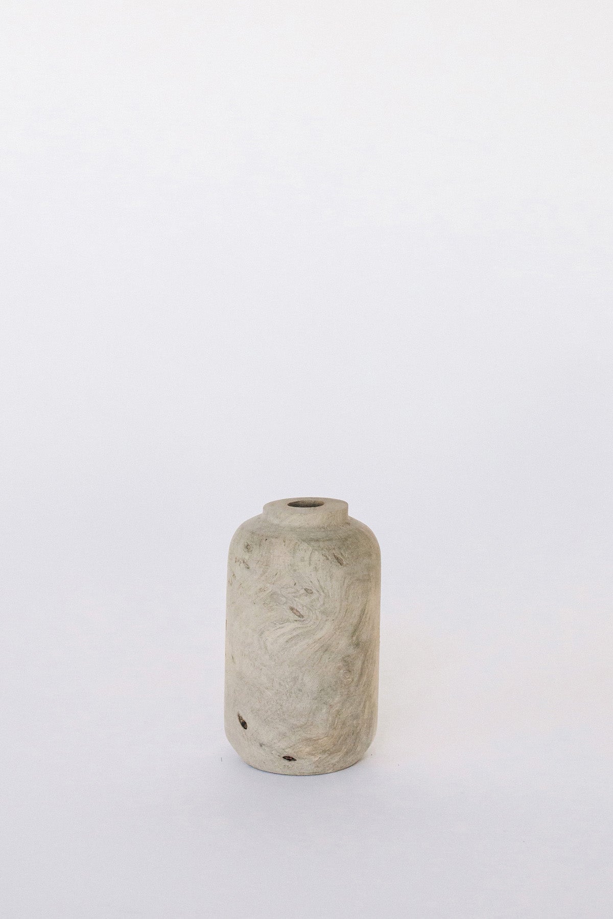 Buckeye Burl Vase by Melanie Abrantes at Abacus Row