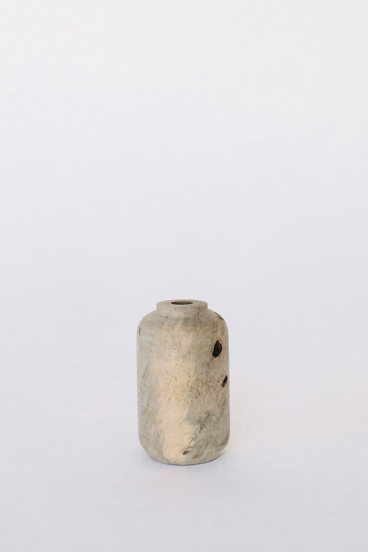 Buckeye Burl Vase by Melanie Abrantes at Abacus Row