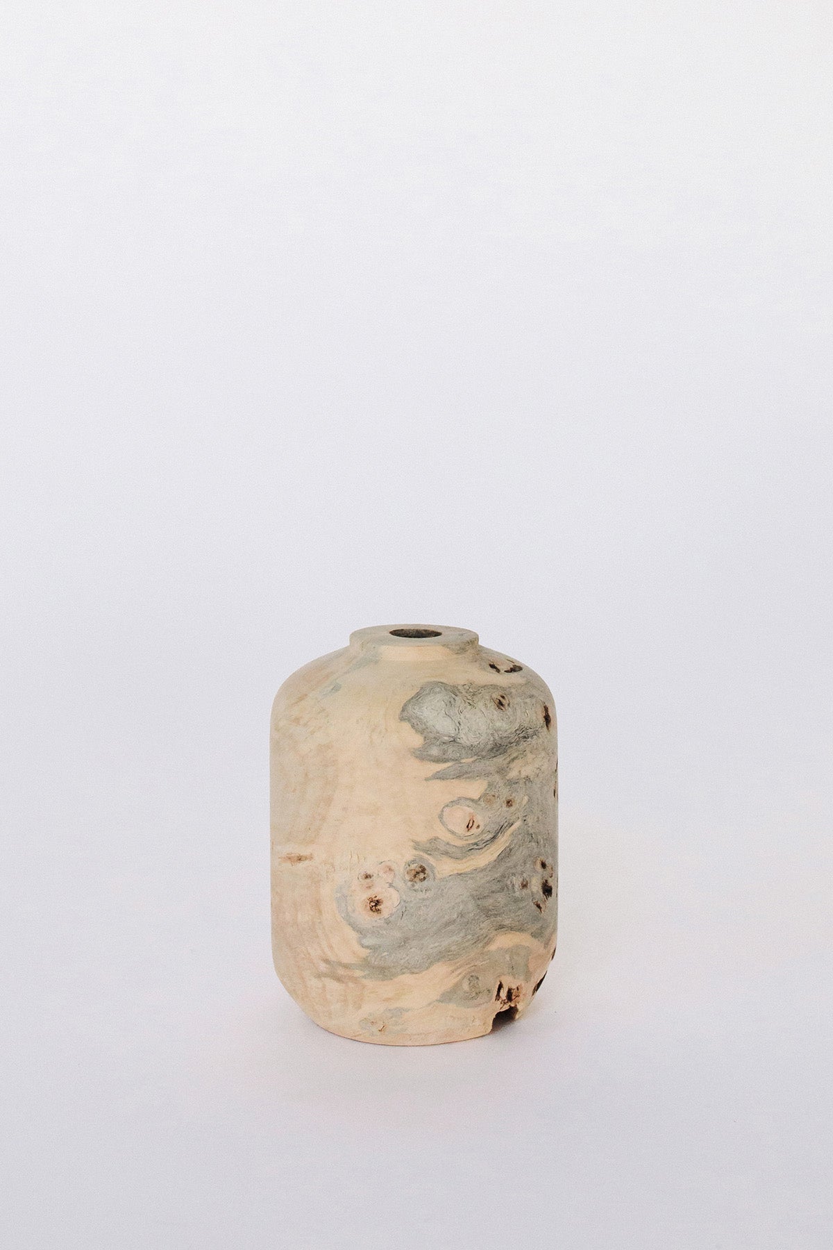 Buckeye Burl Vase by Melanie Abrantes at Abacus Row