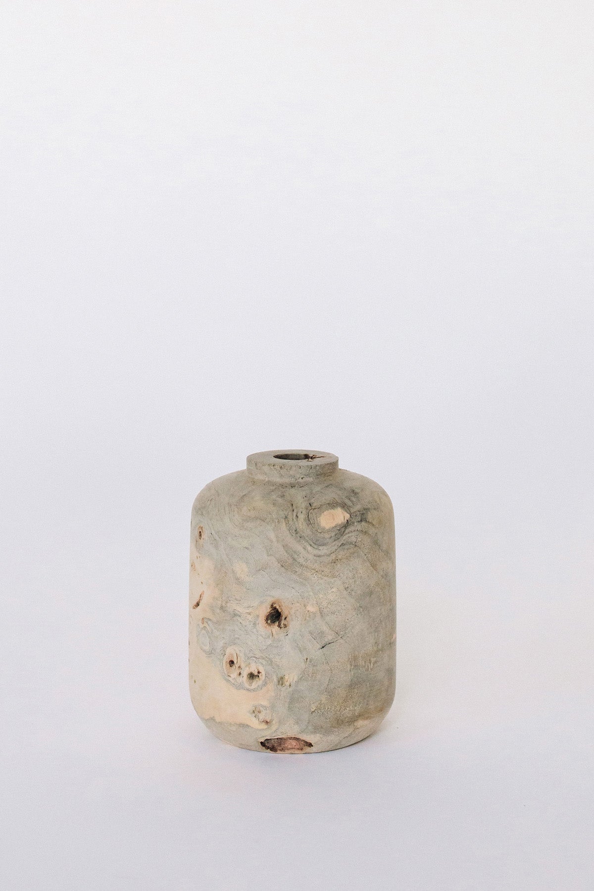 Buckeye Burl Vase by Melanie Abrantes at Abacus Row