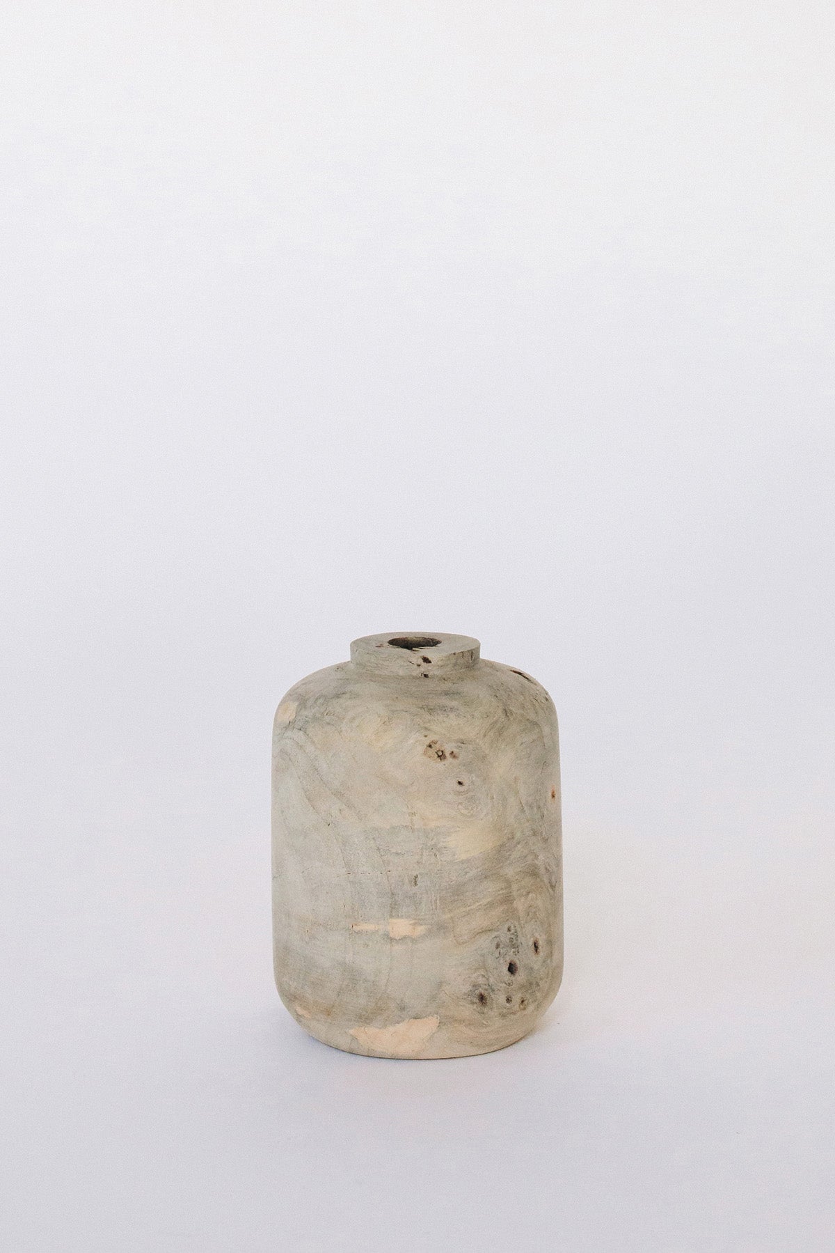 Buckeye Burl Vase by Melanie Abrantes at Abacus Row