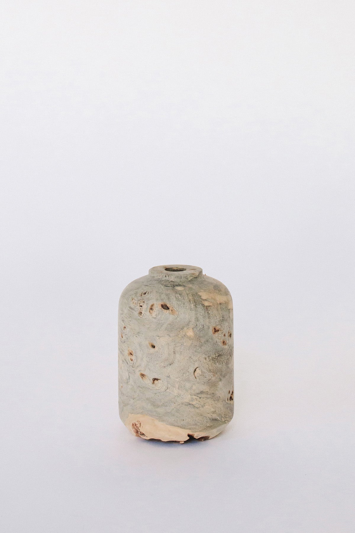 Buckeye Burl Vase by Melanie Abrantes at Abacus Row